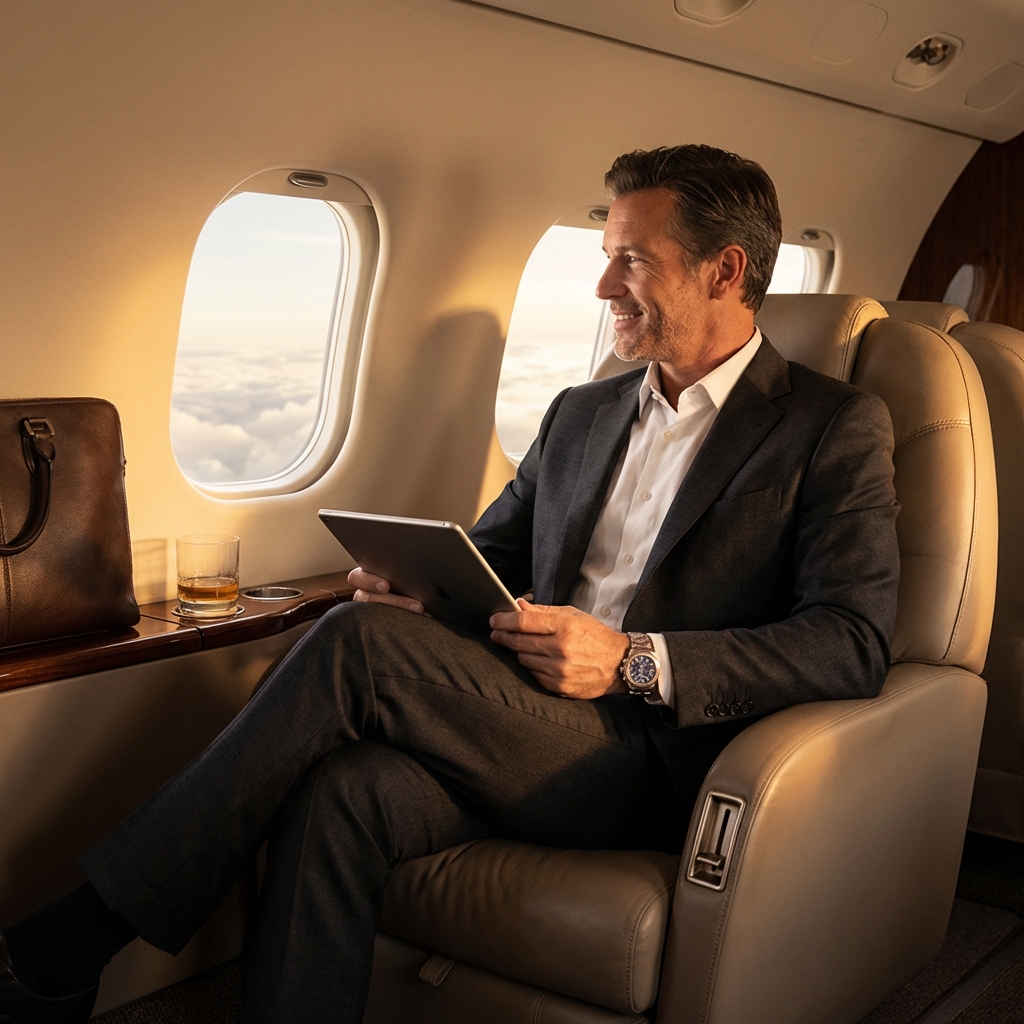 Business traveler seeking companionship